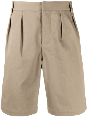 

Pleat-detail knee length shorts, Saint Laurent Pleat-detail knee length shorts