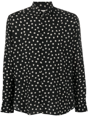 

Floral print long-sleeve shirt, Saint Laurent Floral print long-sleeve shirt