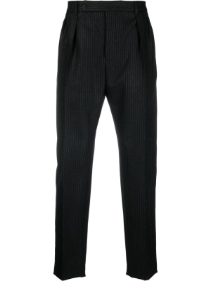 

Pinstripe high-waisted trousers, Saint Laurent Pinstripe high-waisted trousers