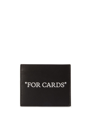 

Quote leather cardholder, Off-White Quote leather cardholder
