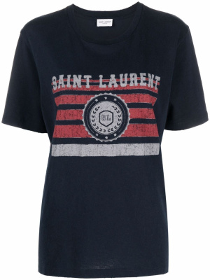 

Graphic-print short-sleeve T-shirt, Saint Laurent Graphic-print short-sleeve T-shirt