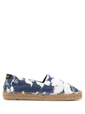 

Floral print espadrilles, Saint Laurent Floral print espadrilles