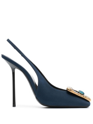 

Maxine 115mm slingback pumps, Saint Laurent Maxine 115mm slingback pumps