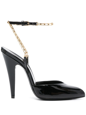 

Venus chain 110mm pumps, Saint Laurent Venus chain 110mm pumps