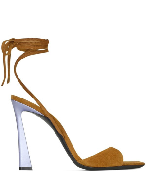 

Paz 105mm suede sandals, Saint Laurent Paz 105mm suede sandals