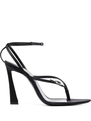 

Nadja 105 satin sandals, Saint Laurent Nadja 105 satin sandals