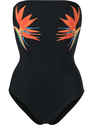 

Bird of paradise print swimsuit, Saint Laurent Bird of paradise print swimsuit