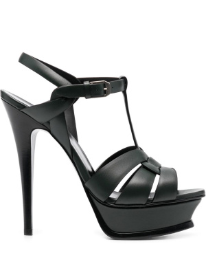 

Platform strappy sandals, Saint Laurent Platform strappy sandals