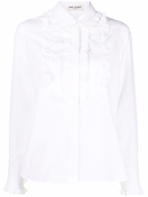 

Ruffle-detail shirt, Saint Laurent Ruffle-detail shirt