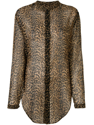 

Leopard print shirt, Saint Laurent Leopard print shirt