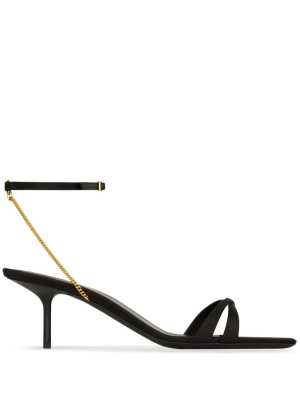 

60mm chain-strap sandals, Saint Laurent 60mm chain-strap sandals