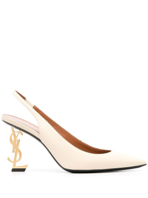 

Opyum slingback leather pumps, Saint Laurent Opyum slingback leather pumps