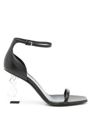 

Opyum 85mm logo-heel sandals, Saint Laurent Opyum 85mm logo-heel sandals