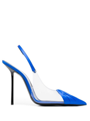 

140mm pointed-toe leather pumps, Saint Laurent 140mm pointed-toe leather pumps