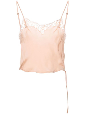 

Lace-trim camisole top, Saint Laurent Lace-trim camisole top