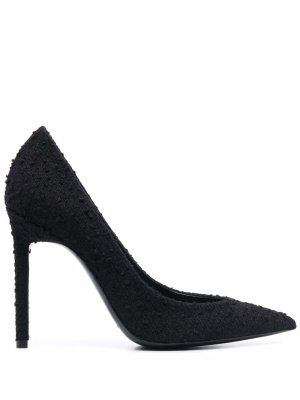 

Textured-finish pointed-toe pumps, Saint Laurent Textured-finish pointed-toe pumps