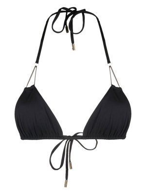 

Chain-link detail bikini top, Saint Laurent Chain-link detail bikini top