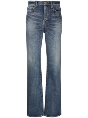 

Mid-rise straight-leg denim jeans, Saint Laurent Mid-rise straight-leg denim jeans