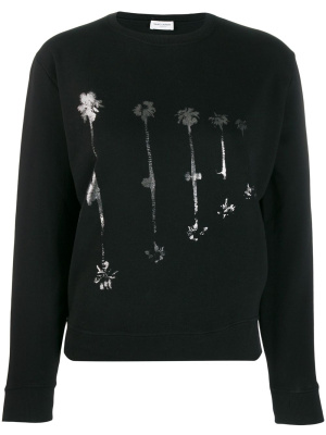 

Palm tree print sweatshirt, Saint Laurent Palm tree print sweatshirt