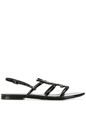 

Cassandra logo sandals, Saint Laurent Cassandra logo sandals