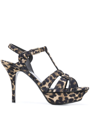 

Tribute leopard sandals, Saint Laurent Tribute leopard sandals
