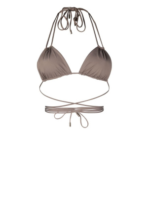 

Wrap-around bikini top, Saint Laurent Wrap-around bikini top