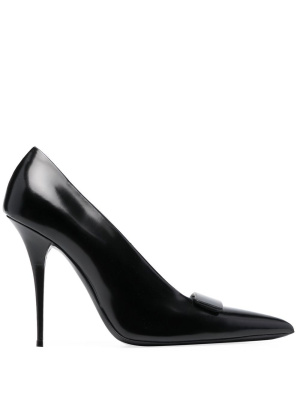 

Pointed-toe polished-finish pumps, Saint Laurent Pointed-toe polished-finish pumps