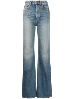 

High-waist flared jeans, Saint Laurent High-waist flared jeans