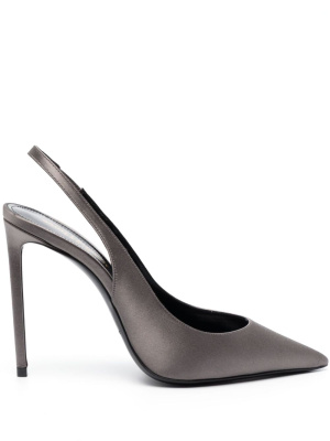 

Zoe 105mm slingback pumps, Saint Laurent Zoe 105mm slingback pumps