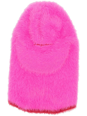 

Contrast-trim textured hat, Jacquemus Contrast-trim textured hat