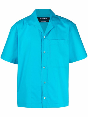 

La Chemise Blu short-sleeved shirt, Jacquemus La Chemise Blu short-sleeved shirt