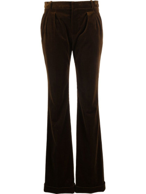 

Long-leg flared trousers, Saint Laurent Long-leg flared trousers