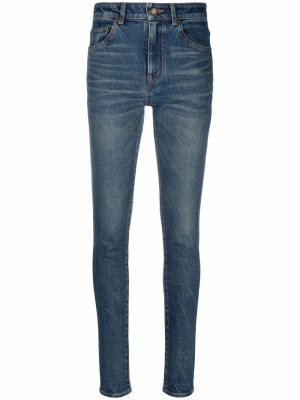 

Whiskered skinny jeans, Saint Laurent Whiskered skinny jeans
