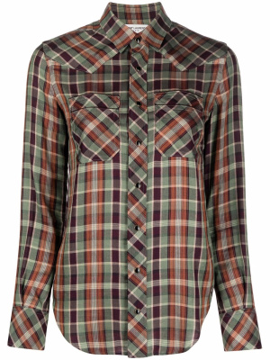 

Plaid check overshirt, Saint Laurent Plaid check overshirt