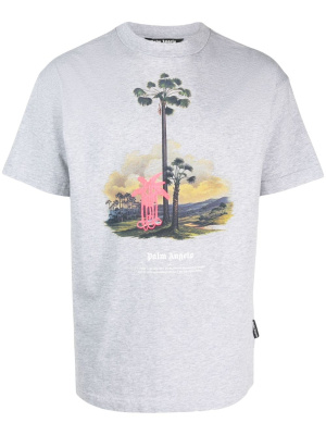 

Graphic-print cotton T-shirt, Palm Angels Graphic-print cotton T-shirt