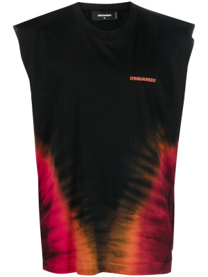 

Tie-dye cotton vest, Dsquared2 Tie-dye cotton vest