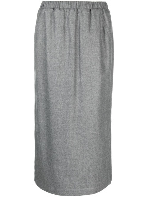 

Elasticated-waist midi pencil skirt, ASPESI Elasticated-waist midi pencil skirt