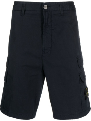 

Compass-patch cotton-blend cargo shorts, Stone Island Compass-patch cotton-blend cargo shorts