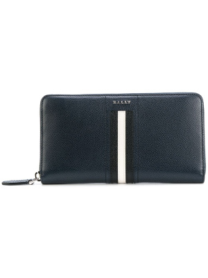 

Striped zip around wallet, Bally Striped zip around wallet