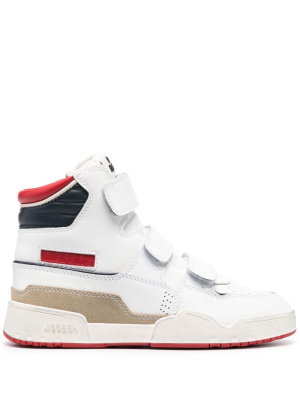 

Logo-patch leather sneakers, ISABEL MARANT Logo-patch leather sneakers