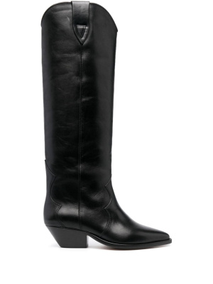 

Denvee 40mm leather knee-high boots, ISABEL MARANT Denvee 40mm leather knee-high boots