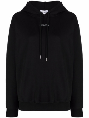 

Logo-print pullover hoodie, Kenzo Logo-print pullover hoodie