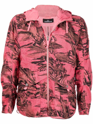 

Floral-print bomber jacket, Stone Island Shadow Project Floral-print bomber jacket