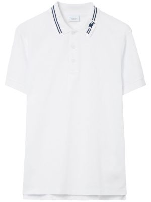 

Equestrian Knight-embroidered polo shirt, Burberry Equestrian Knight-embroidered polo shirt