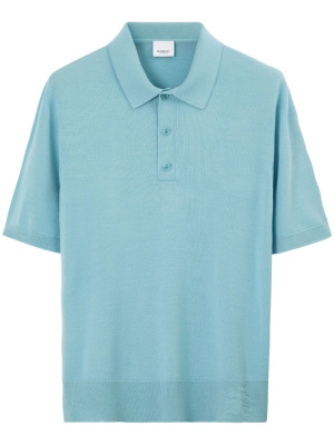 

Short-sleeve silk polo shirt, Burberry Short-sleeve silk polo shirt
