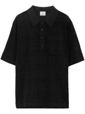 

Check-print cotton polo shirt, Burberry Check-print cotton polo shirt