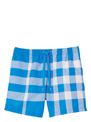 

Checkered drawstring swim shorts, Burberry Checkered drawstring swim shorts