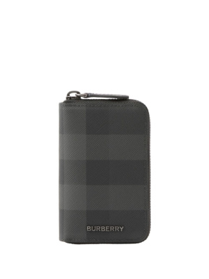 

Exaggerated-check print wallet, Burberry Exaggerated-check print wallet