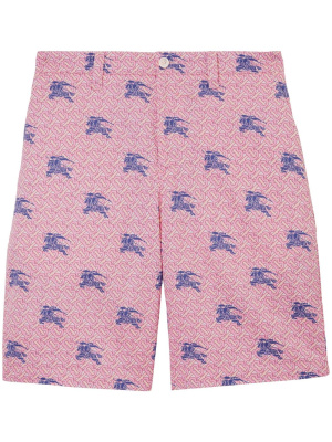 

Monogram-pattern cotton cargo shorts, Burberry Monogram-pattern cotton cargo shorts