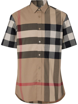 

Classic check short sleeved shirt, Burberry Classic check short sleeved shirt